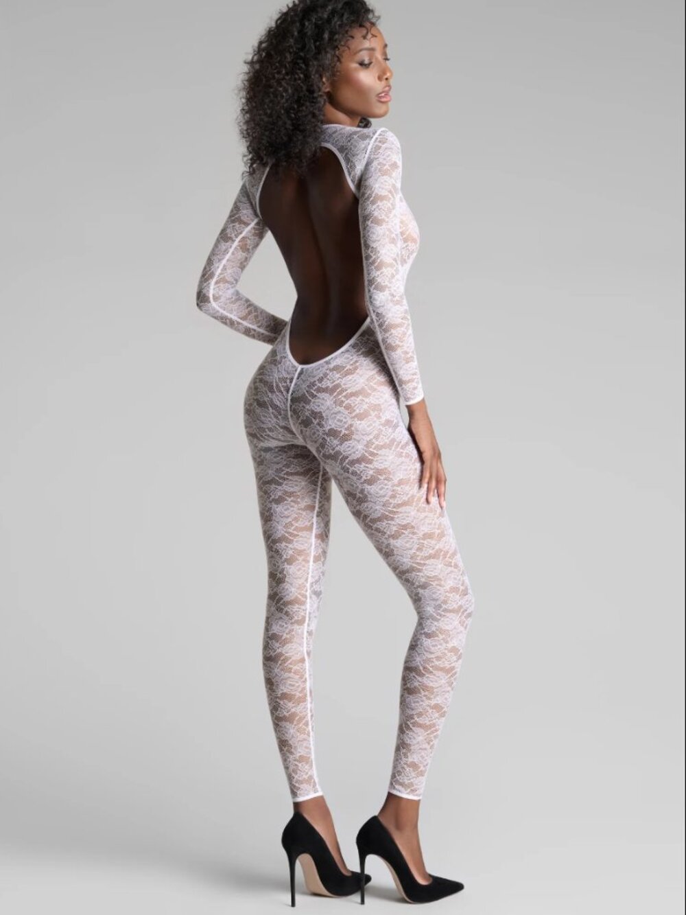 NWT Maison Close "Flashback" Long Sleeve Open Back Jumpsuit (XS)